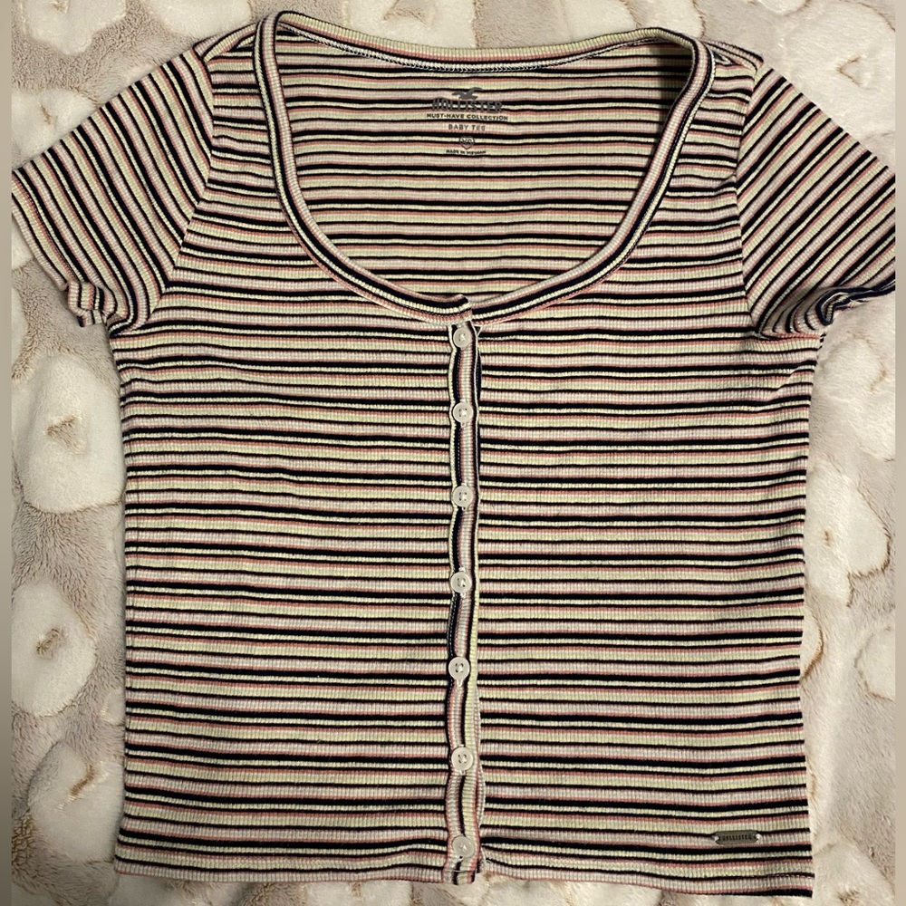 Hollister Stripped Baby Tee